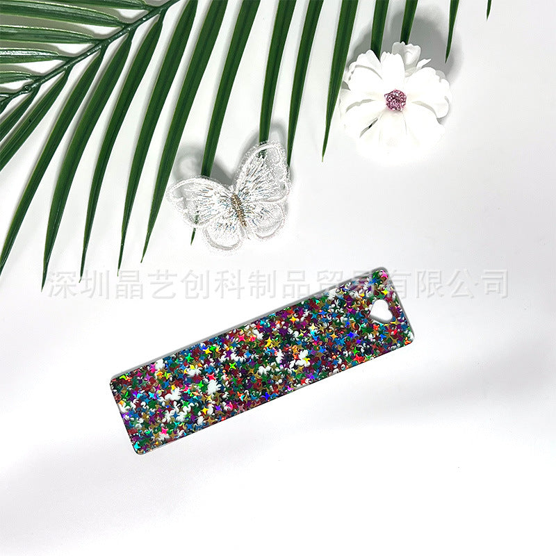 Wholesale 10pcs/pack star series acrylic bookmark DIY pendant ornaments